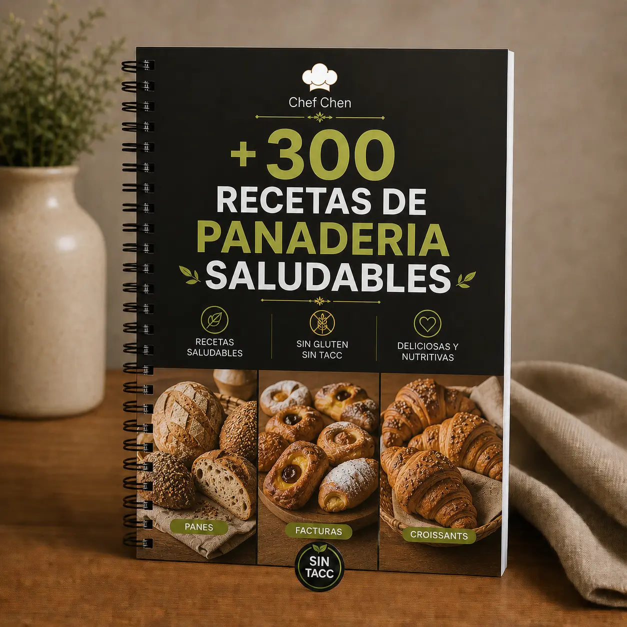 +300 Recetas de Panadería Saludable
